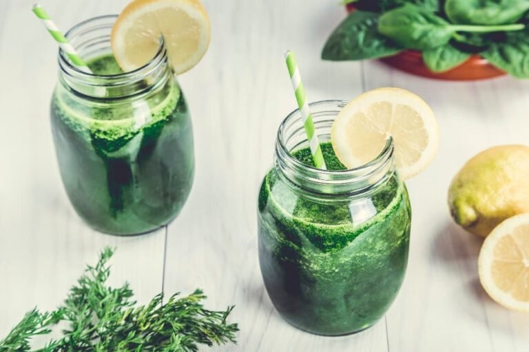 Des epinards avec du jus de citron