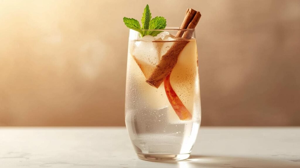 Eau detox pomme cannelle