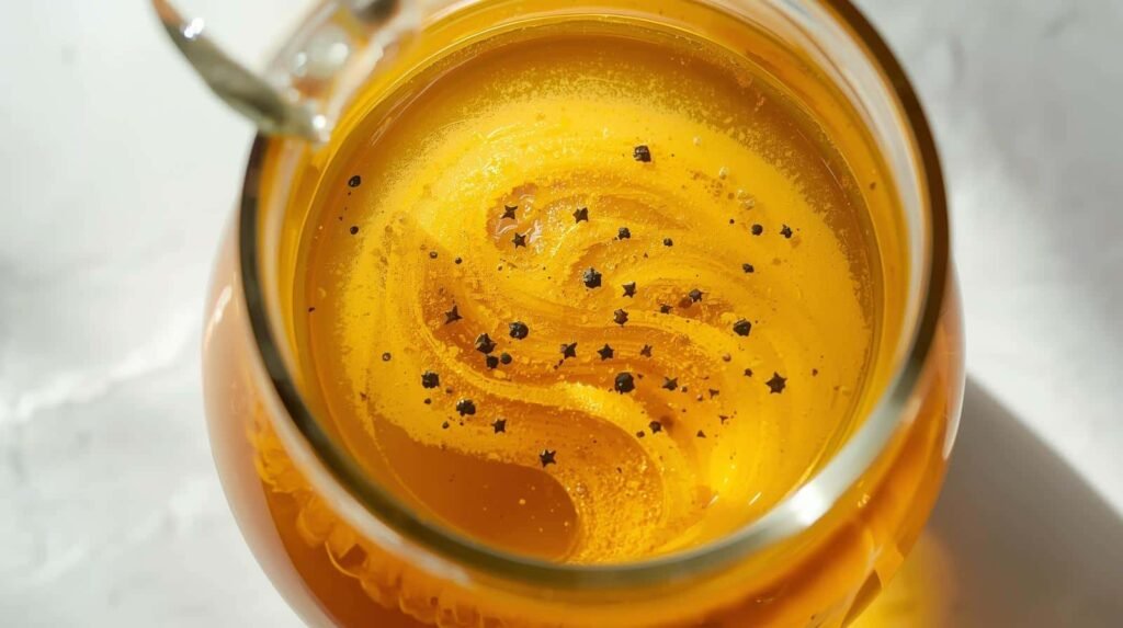 Infusion détox au curcuma et poivre noir