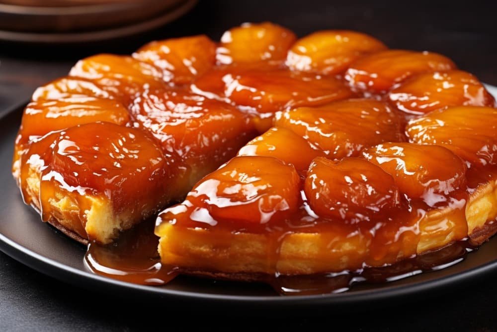 Tarte Tatin avec caramel
